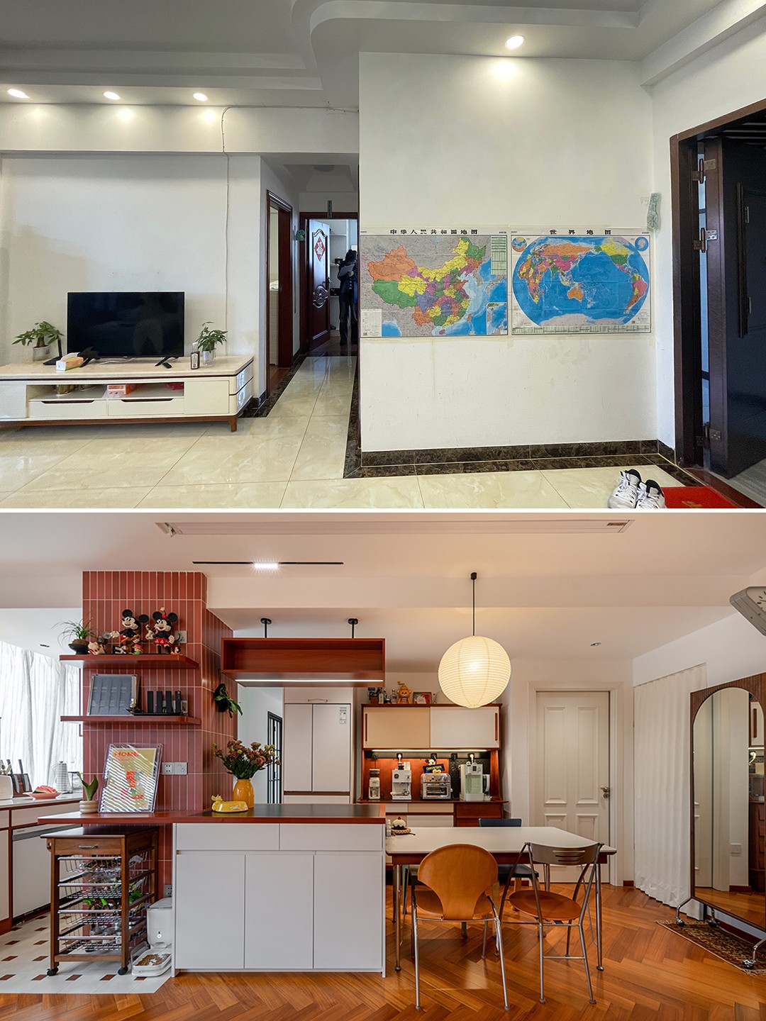 与家居博主的二搭中古风｜秋月｜全案托管设计